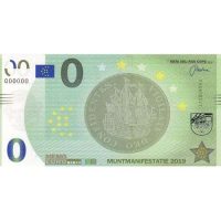 Nederland 0-Euro biljet Muntmanifestatie 2019