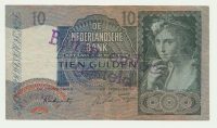 Nederland 10 Gulden 1940 Meisje met druiven Buiten omloop gesteld