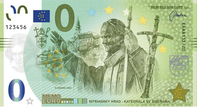 Slowakije 0 Euro Nitria II - Johannes Paulus 2021