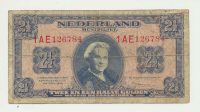 Nederland 2,5 Gulden 1945 Wilhelmina