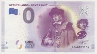 Nederland 0 Euro Rembrandt Portret van Jan Six 2019