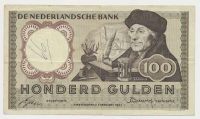 Nederland 100 Gulden 1953 Erasmus