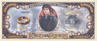 Verenigde Staten Lord of the rings 1 miljoen dollar reclamebiljet
