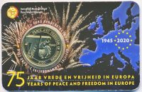 België 2,5 euro 2020 75 jaar vrede en vrijheid in coincard (NL)