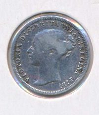 Verenigd Koninkrijk 3 pence 1884