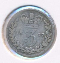 Verenigd Koninkrijk 3 pence 1877