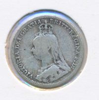 Verenigd Koninkrijk 3 pence 1890