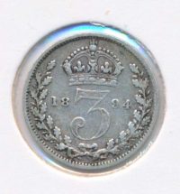 Verenigd Koninkrijk 3 pence 1894