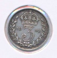 Verenigd Koninkrijk 3 pence 1893