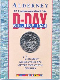 Alderney 2 pounds D-day 1994