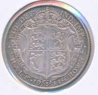 Verenigd Koninkrijk half crown 1914