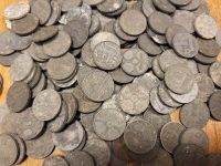 Lot 25 stuks centen zink - uit oorlogstijd