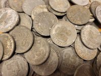Lot 25 stuks 25 cent zink