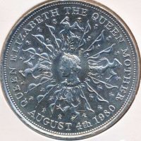 Verenigd Koninkrijk 1 Crown 1980 Elizabeth
