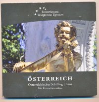 Oostenrijk muntset 2002 schilling en euro