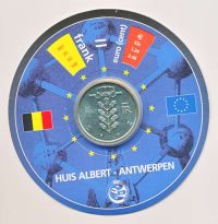 België frank naar euro in blister