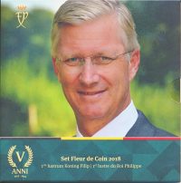 België BU set euro 2018 1e lustrum koning Filip