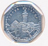 Duitsland 20 pfennig Tiefer Brunnen noodgeld/tramtoken