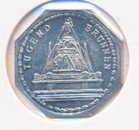 Duitsland 20 pfennig Tugend Brunnen noodgeld/tramtoken