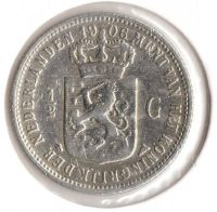 Nederland halve gulden 1906 Wilhelmina