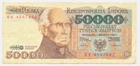 Polen 50.000 Zloty 1989