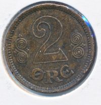 Denemarken 2 Øre 1915