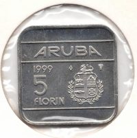Aruba 5 Florin 1999