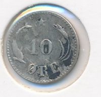 Denemarken 10 Øre 1874