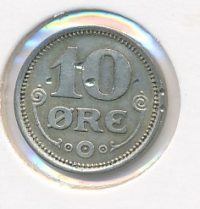 Denemarken 10 Øre 1914