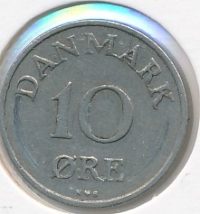 Denemarken 10 Øre 1949