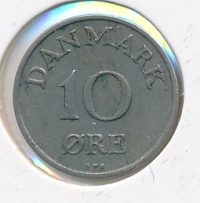 Denemarken 10 Øre 1950