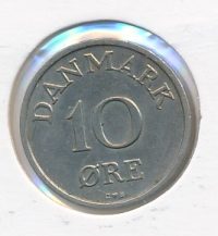 Denemarken 10 Øre 1956