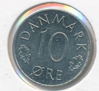 Denemarken 10 Øre 1978
