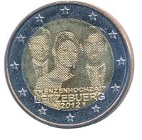 Luxemburg 2 euro 2012 Huwelijk