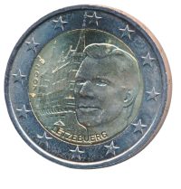 Luxemburg 2 euro 2007 paleis luxemburg
