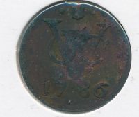 Utrecht VOC 1 Duit 1786
