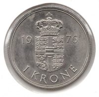 Denemarken 1 Krone 1976