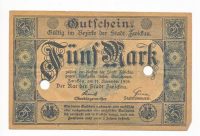 Duitsland 5 Mark 1918 Zwischau