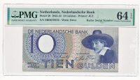Nederland 10 Gulden 1943 Staalmeester PMG64 EPQ (Radar)