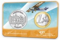 Nederland Coincard 2024 100 jaar eerste intercontinentale vlucht