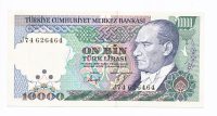 Turkije 10.000 Lira's 1970