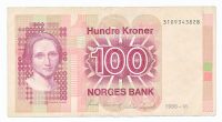 Noorwegen 100 Kroon 1986