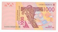 West-Afrikaanse staten 1.000 Frank 2003
