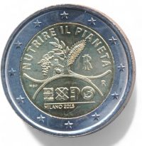 Italië 2 euro 2015 World Expo Milaan