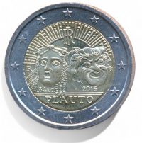 Italië 2 euro 2016 2200e sterfdag Plautus