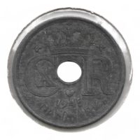 Denemarken 25 Øre 1945