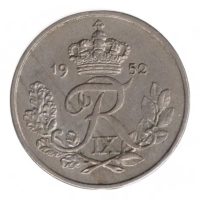 Denemarken 25 Øre 1952