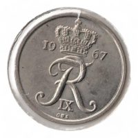 Denemarken 25 Øre 1967
