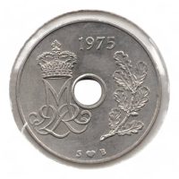 Denemarken 25 Øre 1975