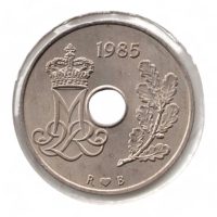 Denemarken 25 Øre 1985